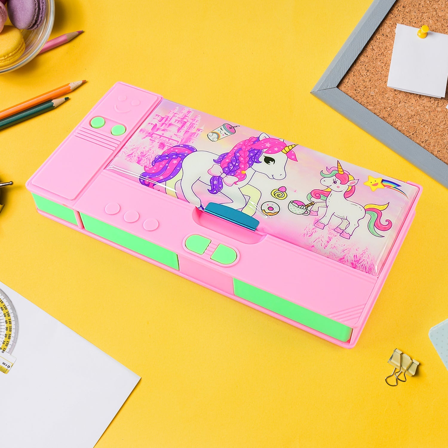 Multi Purpose Gadget Jumbo Pencil Box Compass With Calculator Jumbo 2 Side Slot Geometry Box Compass Use School , Traveling & Studio Multi Purpose Gadget Jumbo Pencil Box Compass With Calculator Jumbo 2 Side Slot Geometry Box Compass Use School , Traveling & Studio